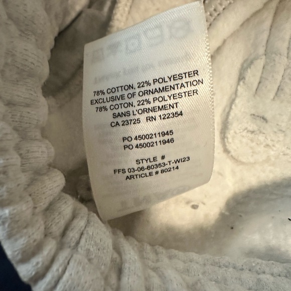 Heather cloud white TNA cargo sweats - Picture 11 of 11